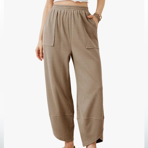 camel waffle knit pants | fp inspired - Picture 2 of 2